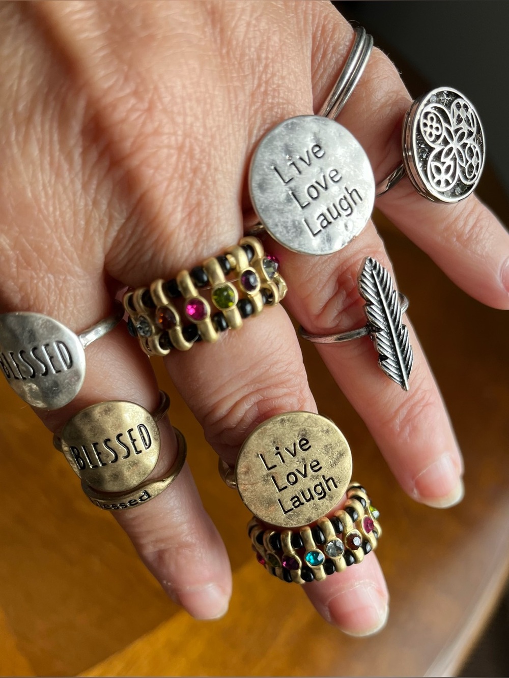 Collection of Costume Jewelry Rings
